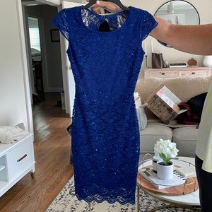 Blue sparkly dress